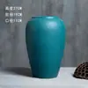 Vaso de Cerâmica Holly Salgueiro da Neve Salgueiro Prateado Diâmetro Grande Planta Verde Simples Mesa de Jantar Ajuste de Água Arranjo de Flores Enfeites