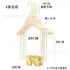 Tienda de Ropa Madera Maciza Ecológica Sin Pintura Perchero para Ropa de Traje de Adulto Perchero Grande Integrado Dorado para Ropa Xiuhe Vestido de Boda