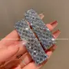 Novo Grampo de Cabelo Coreano Super Brilhante de Cristal BB 2025 Exquisito Grampo de Cabelo com Diamante Cintilante Acessível Luxo Clipe Lateral de Strass para Franja
