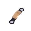 Placa de identificación para perro letras de personalidad pelo dorado gato Teddy acero inoxidable electrochapado adornos para perro tarjeta de identidad para mascotas anti-pérdida