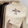 Blusa Térmica Base para Meninas para Primavera, Outono e Inverno 2025, Nova Camiseta Quente Infantil com Barra Franzida, Top Estiloso Ins