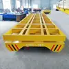 Camión Eléctrico de Plataforma Plana Alimentado por Cable, Vehículo de Transporte de Doble Carga Vinculada, Plataforma Elevadora Hidráulica, Camión con Piso Hueco