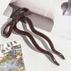 Horquilla de Pelo de Lujo en Forma de U con Lazo para Mujeres con Moño, Accesorios para el Cabello, Tocado de Horquilla Dulce y Lindo