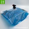 Bolsa de almacenamiento de agua plegable de material transparente de 5 L, salida de grifo de calidad, bolsa de agua de emergencia portátil para exteriores