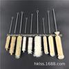 Escova de tubo de pelo de porco, escova de tubo de lã, escova de tubo de barba de ovelha, pequena, média e grande, escova de tubo de laboratório