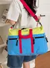 Bolsa de gimnasio de gran capacidad, bolso de mano moderno y ligero para mujer, bolsa cruzada deportiva, bolsa de almacenamiento para viajes de corta distancia