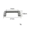 Fábrica directa aleación puente de arco maleta bolso de mano asa metal puente de arco puente de arco cuadrado accesorios de ferretería al por mayor