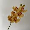 Flor Artificial 6 Cymbidium Decoración Ceremonial de Boda Accesorios de Fotografía de Alta Calidad Arreglo Floral para Sala de Estar en Casa Flor Falsa Artificial