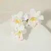 Cabeças de flores de cerejeira artificiais feitas de tecido de seda para decorações de casamento DIY, parede de flores, acessórios de cabelo e materiais de artesanato com flores artificiais