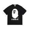 Camiseta BAPE Verão Camuflada Unissex Manga Curta Gola Redonda Estilo Japonês Tendência