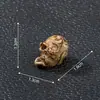 Nuevo producto transfronterizo: cráneo de animal dañado, adecuado para paisajismo exterior, decoraciones DIY y figuras de resina en miniatura