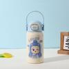 Nueva Taza Térmica Infantil de Dibujos Animados de Acero Inoxidable 316, Botella de Agua Portátil de Doble Uso con Popote para Estudiantes, Venta al por Mayor