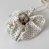 Pinza para el Cabello Grande de Flores de Lunares Coreana para Mujer 2025 Nueva Pinza de Pelo de Alta Gama en la Parte Posterior de la Cabeza Elegante Pinza de Tiburón Accesorios para el Cabello