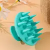 Escova Massageadora de Shampoo Mais Vendida para Limpeza do Couro Cabeludo e Ferramenta de Cuidados com o Cabelo, Silicone Macio para Lavar