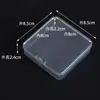 Caixa de Armazenamento de Miçangas da Moda, Caixa de Armazenamento para Nail Art, Organizador Mini Transparente Conveniente para Acessórios Diversos, Conjunto Especial de Armazenamento Transfronteiriço