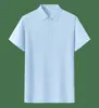 2026 Camisa Polo Antibacterial de Lyocell 10A Ropa Pura Premium Sensación Fresca Ropa de Trabajo con Diseños Impresos y Bordados Uniforme de Trabajo de Gama Alta para Verano