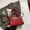 2025 Nueva Llegada Bolso con Patrón de Cocodrilo Bolso de Moda de Mano para Mujer Bolso Elegante de Hombro Único Bolso Cuadrado Pequeño Delicado de Mano