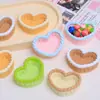 Cesta de Corazón Tridimensional Creativa Comida y Juego Dibujos Animados Hecho a Mano DIY Accesorios de Joyería Pegamento de Crema Resina Pequeños Accesorios Materiales
