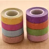 Cinta Creativa Coreana DIY Polvo de Brillo Polvo Centelleante Pegatinas Decoración de Álbum DIY Cinta Adhesiva Cinta Washi