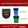 Saco de Lixo Grande Saco de Lixo Grande Comercial Espessado Preto Propriedade Hotel Higiene Cozinha Balde Extra Grande Saco Plástico Espessado