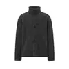 Suéter Cárdigan Corto Ancho de Cuello Alto con Hilo Floral Simple Retro Americano para Hombres y Mujeres, Chaqueta de Punto Informal de Marca de Moda Otoño e Invierno