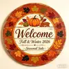 Letrero de Puerta de Madera Plana Impreso con Calabaza Decoración Creativa Colgante de Pared Decoración Festiva Venta al por Mayor desde el Fabricante