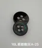 Botones de Concha de Cuatro Ojos Tallados Mariposa Negra Natural para Camisa Traje Chaqueta de Mezclilla Chaleco Botones de Relieve Retro