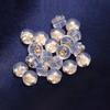 Tapones para los oídos Anticaída Pendientes de Oro Chapado S925 Hamburguesa Silicona Transparente Tapón Trasero Redondo Cabeza Fija Hebilla Anticaída
