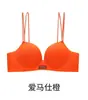Sujetador de Tirante Fino para Mujer Pecho Pequeño Cómodo Push-up Hace que el Pecho Parezca Más Grande Levanta Previene la Flacidez Sin Espacio Vacío Sexy Media Copa Sujetador sin Costuras