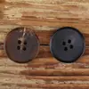 Estilo Nuevo Primavera y Verano Cuatro Ojos Borde Delgado Resina Anti-Cuerno Alto Gama Vintage Botones de Accesorio Versátil Simple para Abrigo Chaqueta