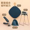 Pinza Antiescaldado Extractor Plato Plato Tazón Clip Artefacto Alfombrilla Antideslizante Acero Inoxidable Cocina Silicona Juego de Tres Piezas Mayoreo
