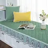 Esterilla para Ventana de Mirador, Esterilla para Repisa de Ventana, Lujo Accesible y Sentido de Gama Alta, Nuevo Estilo 2025, Cubierta para Balcón de Dormitorio Principal, Cojín con Borde Colgante Personalizable