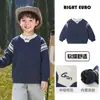 Moletom Crewneck Europeu Masculino Primavera e Outono Estilo Top 2026 Nova Roupa Infantil Bebê Criança Pequena Roupas de Outono Tendência