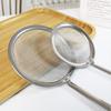 Colador pequeño de acero inoxidable para uso doméstico, colador ultrafino para leche de soya, residuos de aceite, pantalla filtrante de aceite, red para residuos, cuchara