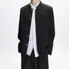 2026 Nuevo Estilo Estilo Chino Color Sólido Chaqueta de Traje Nueva Marca Trendy China para Hombre Versátil Chaqueta Traje Tang Ropa para Hombre
