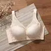 Obari Wanguo Flor Tubo Delgado Top Grande Ropa Interior Sujetador de Copa Completa para Mujer