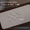 Acessórios para Nail Art Crescent Francês Liga de Zinco Borboleta Oca Tridimensional Pingente DIY Usável Unha Decorações de Unha com Diamante Grande