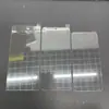 Aplicable a Samsung s24 película templada completamente transparente película blanca s24plus/s24ultra orificio fino protección de electrochapado de aluminio alto