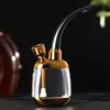 Tubería de Agua Uso Dual Pipeta de Vidrio para Fumar Bolsa de Tabaco Vintage Porta Cigarrillos Filtro Set Completo de Shisha Metabo