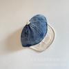Sombrero de Mezclilla de Primavera y Verano para Bebé Gorra Suave de Ala para Bebé en Color Mezclilla Lavada