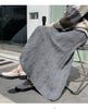Meia saia cobrindo o quadril saia longa linha A estilo suave malha cintura alta saia grande swing saia plissada guarda-chuva outono e inverno nova moda