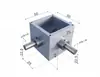 Caja de Cambios Transmisión Manual Eléctrica Pequeña Micro Reductor de Engranajes Helicoidales Reductor de Engranajes de Eje