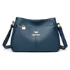 2026 Nova Bolsa Feminina de Couro Genuíno Moda Única Ombro Transversal Bolsa de Ombro Fonte de Fábrica Atacado Transfronteiriço