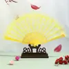 Abanico de Encaje Retro Europeo para Mujer Verano Abanico de Orquídea Accesorios para Fotografía de Danza Performance Abanico Plegable
