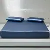 La elección de sensación fresca en verano, clase alta a loción para la piel cubierta para sombrero de cama de seda helada ligera cubierta protectora para colchón individual juego de tres piezas