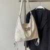 Bolsa Cruzada de Hombro con Lazo para Estudiantes Universitarias Bolsa de Transporte para el Día a Día para Mujer Nueva de Verano 2024 Gran Capacidad