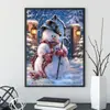Suprimento transfronteiriço pintura de diamante 5d diamante completo diamante redondo diamante quadrado pintura decorativa série de Natal ponto cruz ponto diamante fábrica atacado