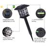 Luz Solar para Césped con Cubierta de Malla Retro LED, Luz de Alta Brillo para Insertar en el Suelo, Luz Cuadrada con Cubierta de Malla para Decoración de Jardín