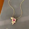 Set de Pendientes y Collar de Flor de Circonita Bañado en Oro Real de 18 Quilates, Cadena para Clavícula de Lujo Ligero y de Alta Gama, Exquisitos Accesorios de Moda