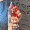 Chaveiro Tendência do Shin-Chan com Corda Trançada, Pingente de Mochila Boneco Shin-Chan, Pingente de Boutique